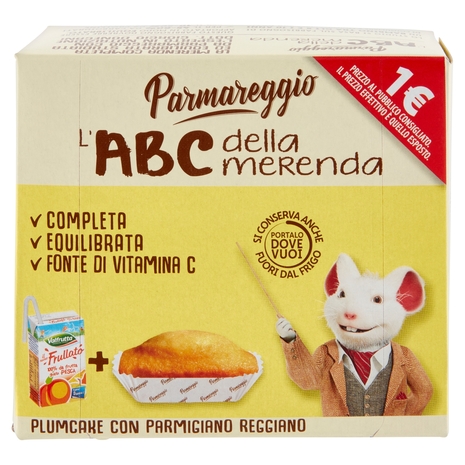 ABC Merenda Plumcake con Parmigiano Reggiano, 159 g